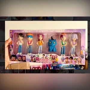 KPOP Demon Hunters / Saja Boys Action Figure Set - Multicolor